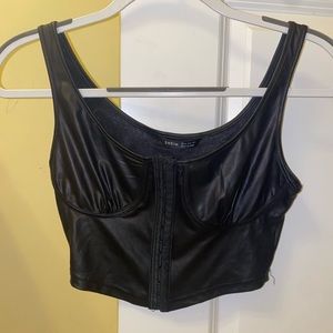 Black shein corset top